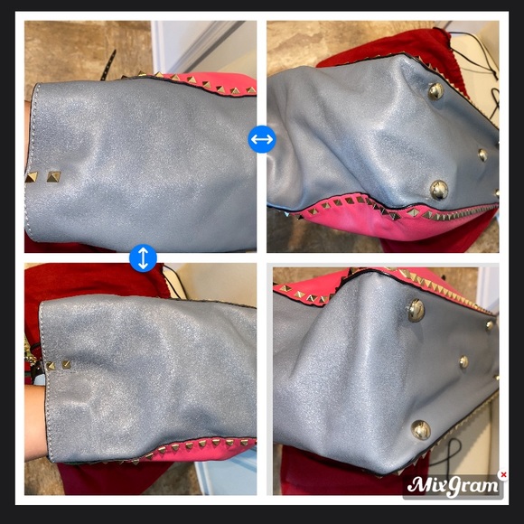 🎈Sold xtra pics valentino Colorblock Rockstud - Picture 12 of 16